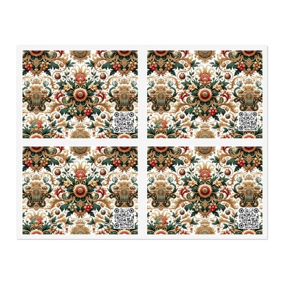 Monogram Madness Luxurious Streetwear Sticker Sheets - 8404 Design-68