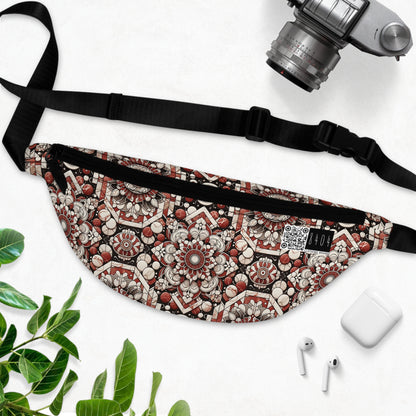 Neo Jomon Sculptural Aesthetics Artisanal Streetwear Fanny Pack - 8404 Design-55