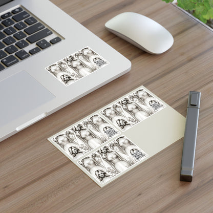 Chic Bridal Minimalism Modern Romantic Sticker Sheet - 8404 Design-58