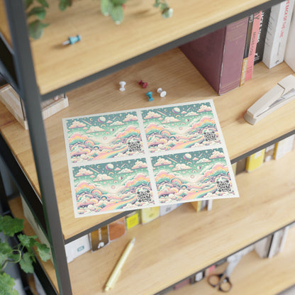 Digital Dreamland Whimsical and Nostalgic Streetwear With a Digital Twist Sticker Sheets - 8404 Design-65