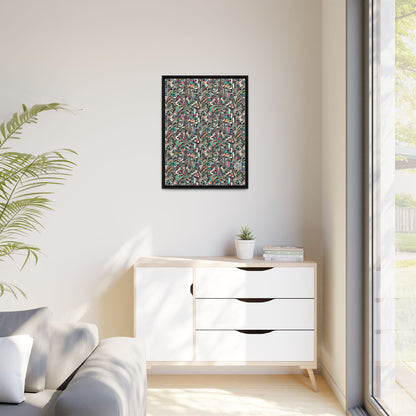 Digital Street Art Urban Street Style Matte Canvas, Framed (multi-color) - 8404 Design-74 A