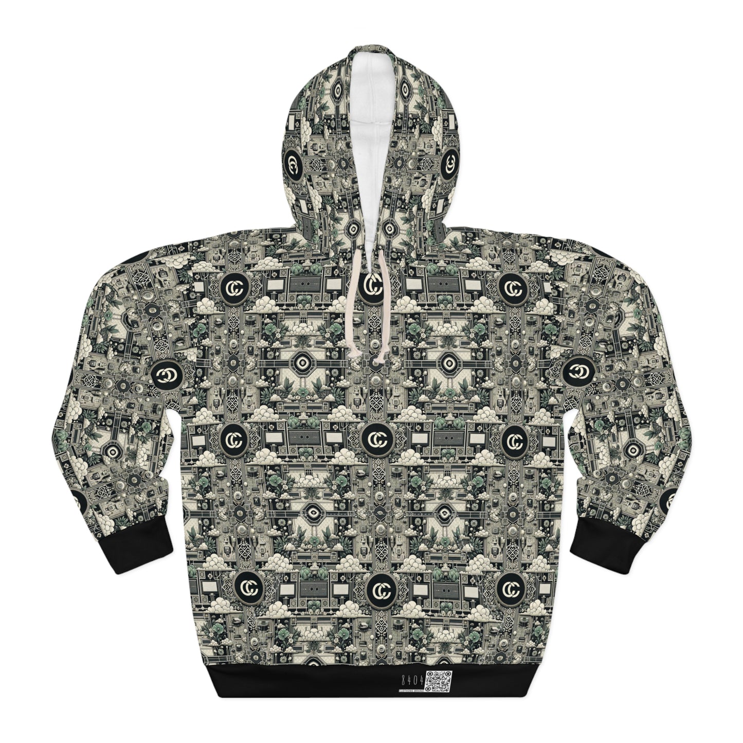 Cyber Garden Party Tech Garden Extravaganza Pullover Hoodie - 8404 Design-54