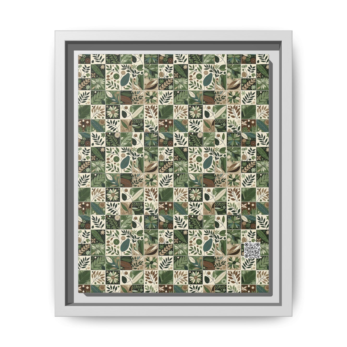 Streetwear Sustainability Environmentally Conscious Streetwear with a Natural Aesthetic Matte Canvas, Framed (multi-color) - 8404 Design-57 B