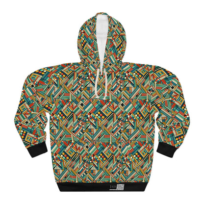 Abstract Graphic Art Modern Artistic Expression Pullover Hoodie - 8404 Design-67