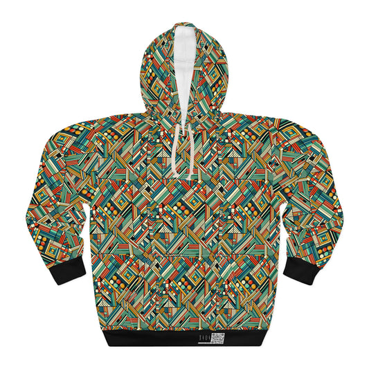 Abstract Graphic Art Modern Artistic Expression Pullover Hoodie - 8404 Design-67