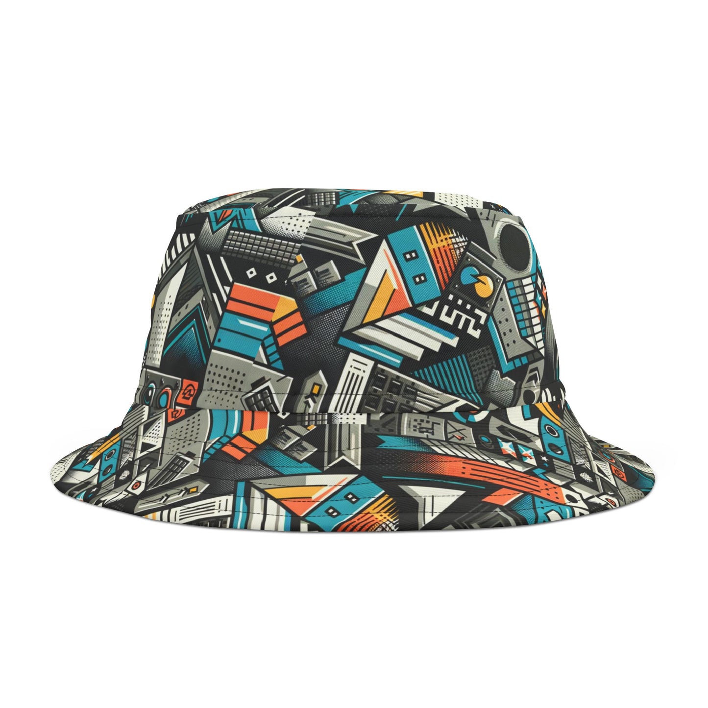 Digital Street Art Urban Street Style Bucket Hat - 8404 Design-81