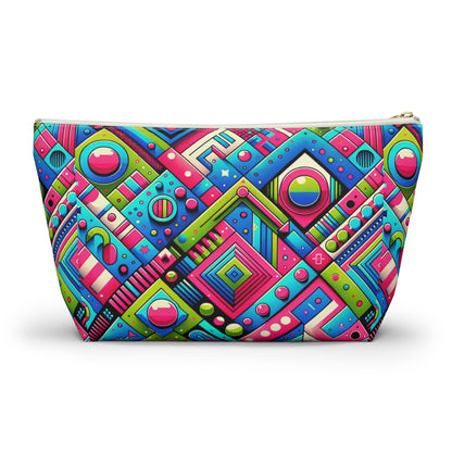 Neon Street Pop Vibrant and Eye-catching Accessory Pouch W T-bottom - 8404 Design-63