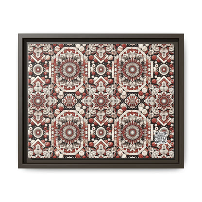 Neo Jomon Sculptural Aesthetics Artisanal Streetwear Matte Canvas, Framed (multi-Color) - 8404 Design-55 A