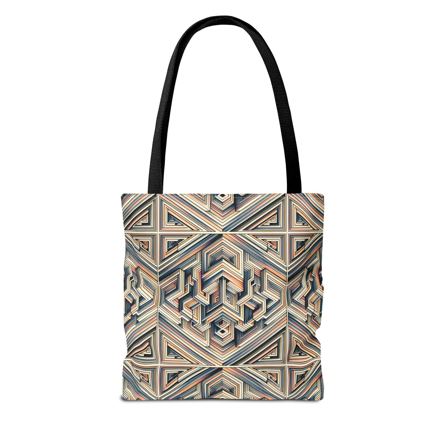 Tech Illusion Graphics Futuristic Artistry Tote Bag - 8404 Design-52