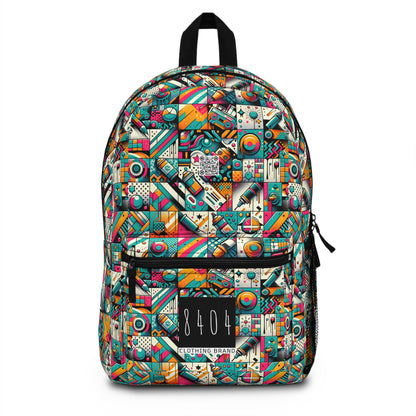 Graffiti Fusion Modern Street Art Fusion Backpack - 8404 Design-58