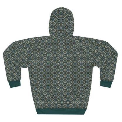 8404 Unisex Adult "green Outer Core" Fashion Pullover Hoodie