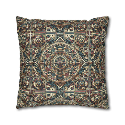 Urban Renaissance Historical Fusion With Street Edge Faux Suede Square Pillowcase - 8404 Design-57