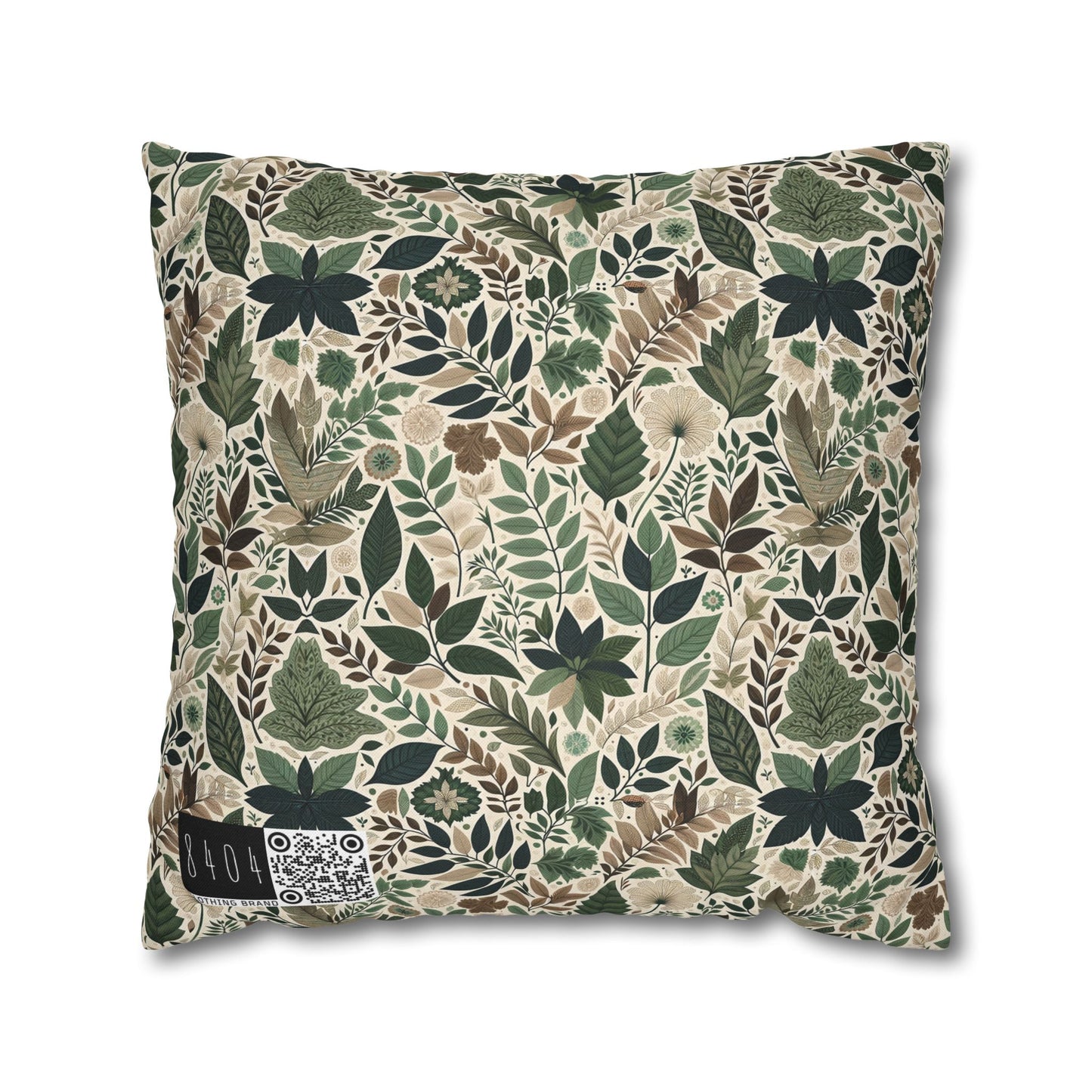 Streetwear Sustainability Environmentally Conscious Streetwear with a Natural Aesthetic Spun Polyester Square Pillowcase - 8404 Design-57