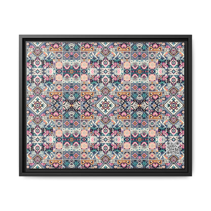 Matte Canvas, Framed (multi-Color) - 8404 Design-01