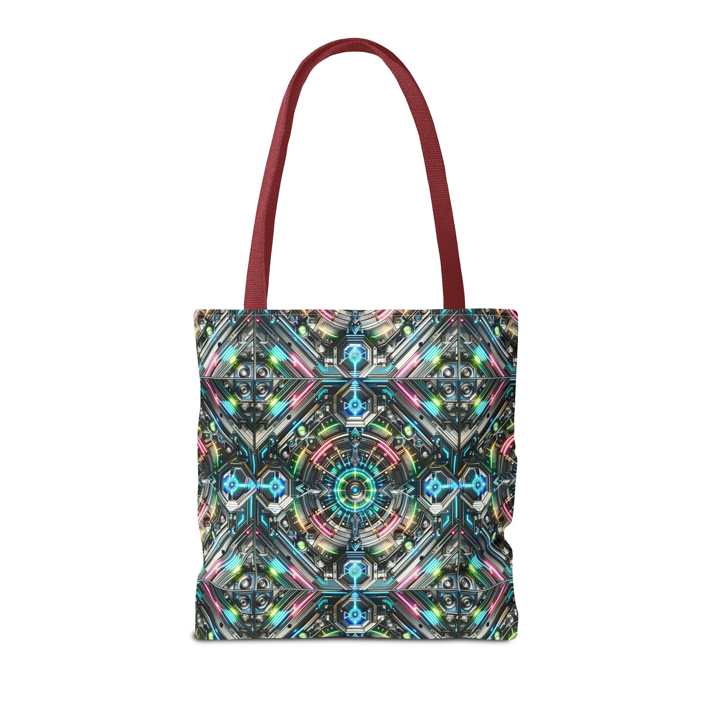 Tech-Infused Futurism Futuristic Tech Tote Bag - 8404 Design-53