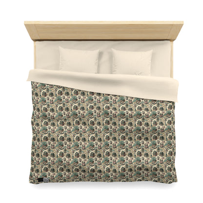 Cultural Artisanal Fusion Contemporary Cultural Elegance Microfiber Duvet Cover - 8404 Design-68
