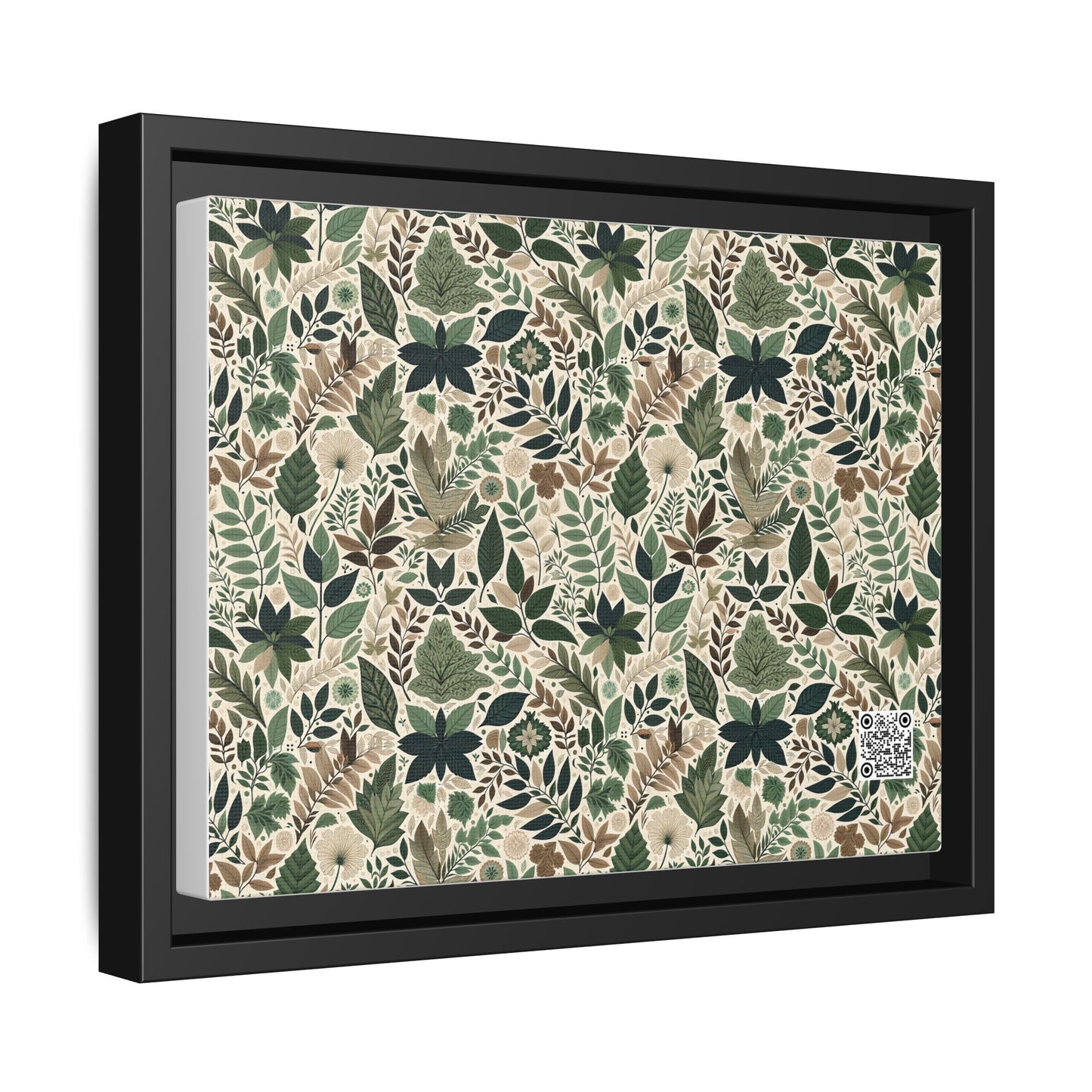 Streetwear Sustainability Environmentally Conscious Streetwear with a Natural Aesthetic Matte Canvas, Framed (multi-color) - 8404 Design-57 A