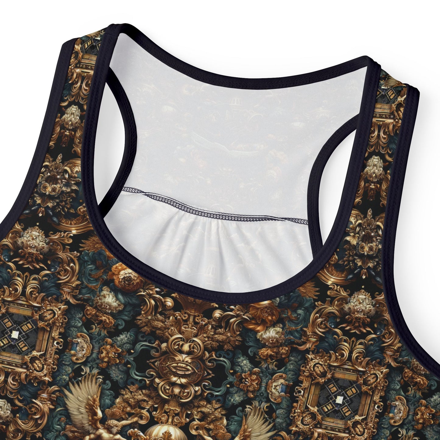 Digital Renaissance Luxurious Streetwear Inspired By Classical Art With a Modern Twist Women's Tank Top - 8404 Design-50