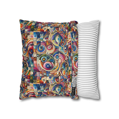 Digital Artistic Expression Artistic Streetwear Spun Polyester Square Pillowcase - 8404 Design-49