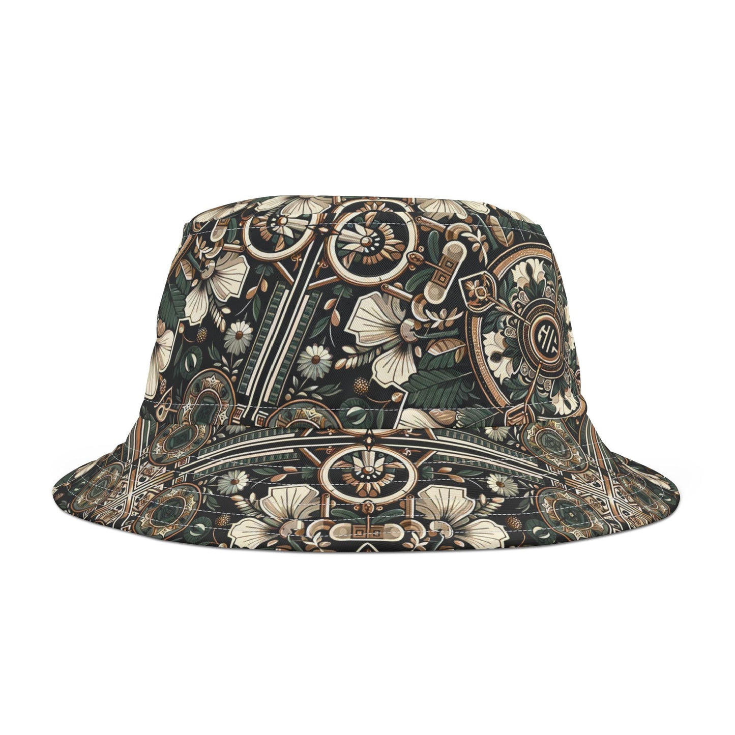 Cyber Garden Party Tech Garden Extravaganza Bucket Hat - 8404 Design-66