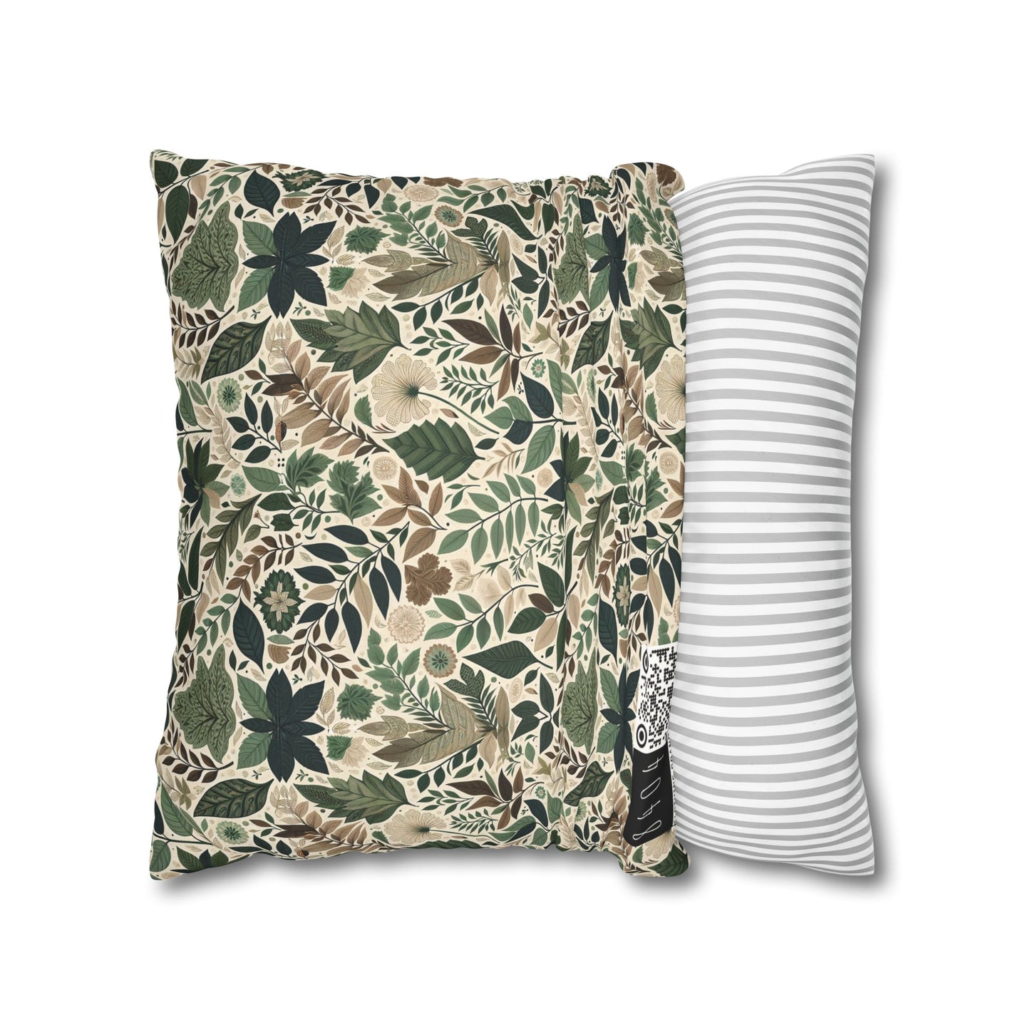 Streetwear Sustainability Environmentally Conscious Streetwear with a Natural Aesthetic Faux Suede Square Pillowcase - 8404 Design-57