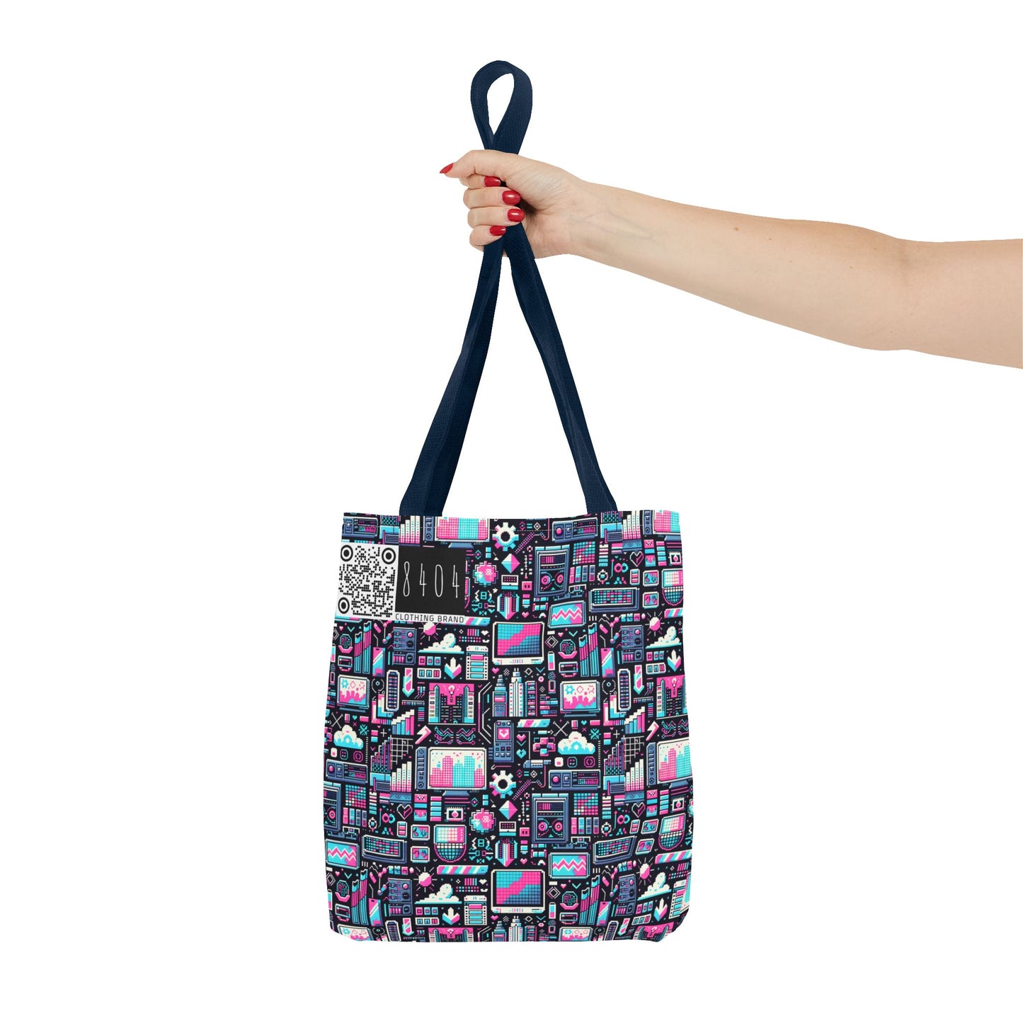 Digital Rebellion Youthful Streetwear with a Rebellious Digital Twist Tote Bag - 8404 Design-71