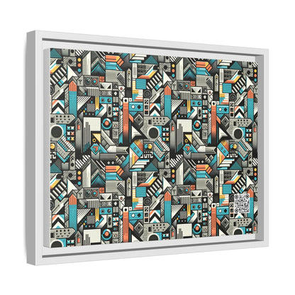 Digital Street Art Urban Street Style Matte Canvas, Framed (multi-color) - 8404 Design-81 A