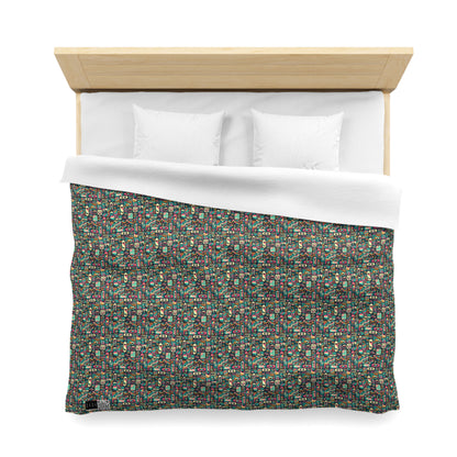 Skate Culture Revival Urban Retro Cool Microfiber Duvet Cover - 8404 Design-61