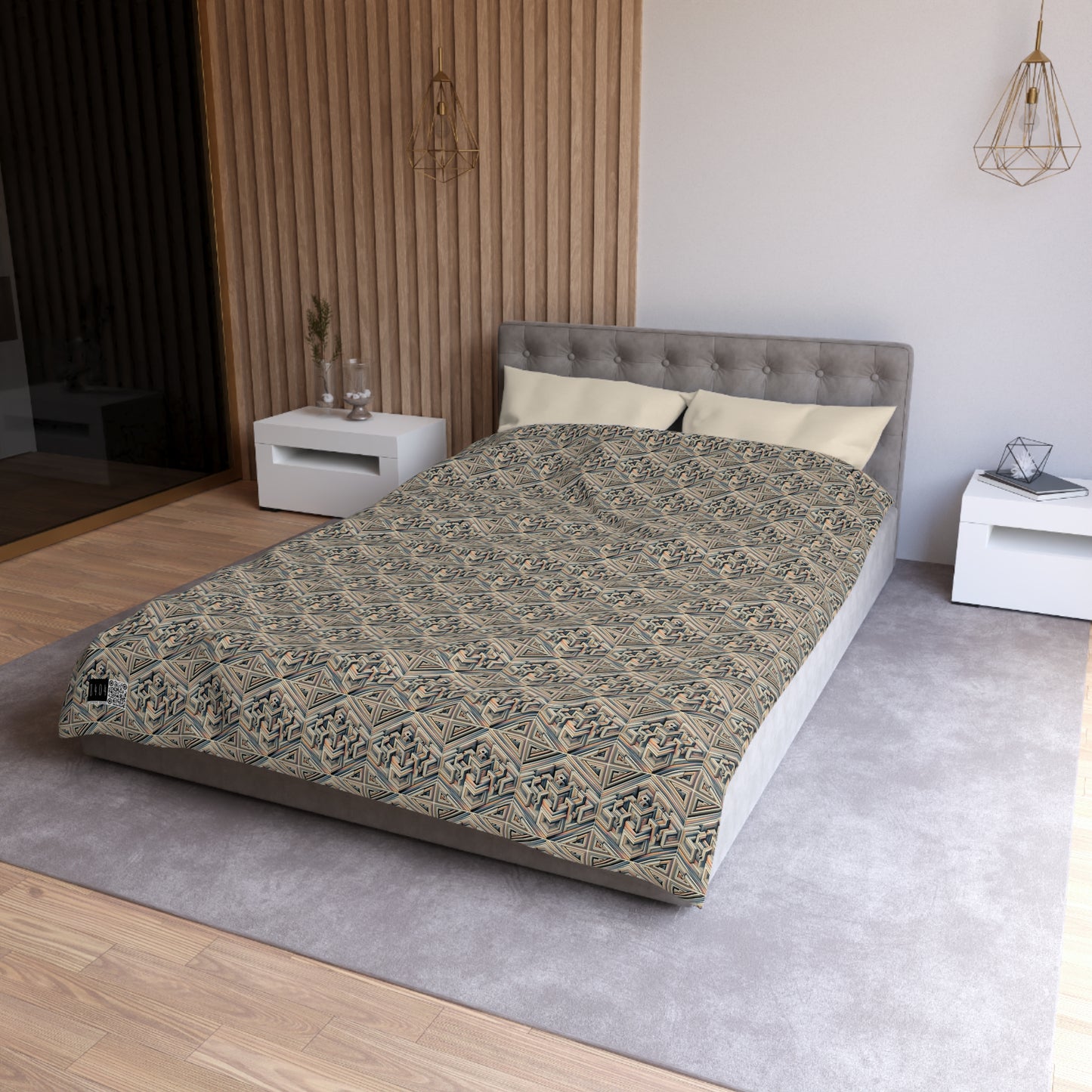 Tech Illusion Graphics Futuristic Artistry Microfiber Duvet Cover - 8404 Design-52