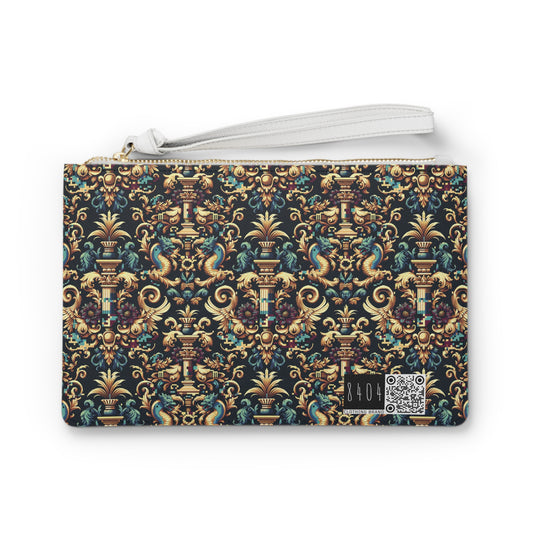 Digital Renaissance Modern Baroque Fusion Clutch Bag - 8404 Design-57