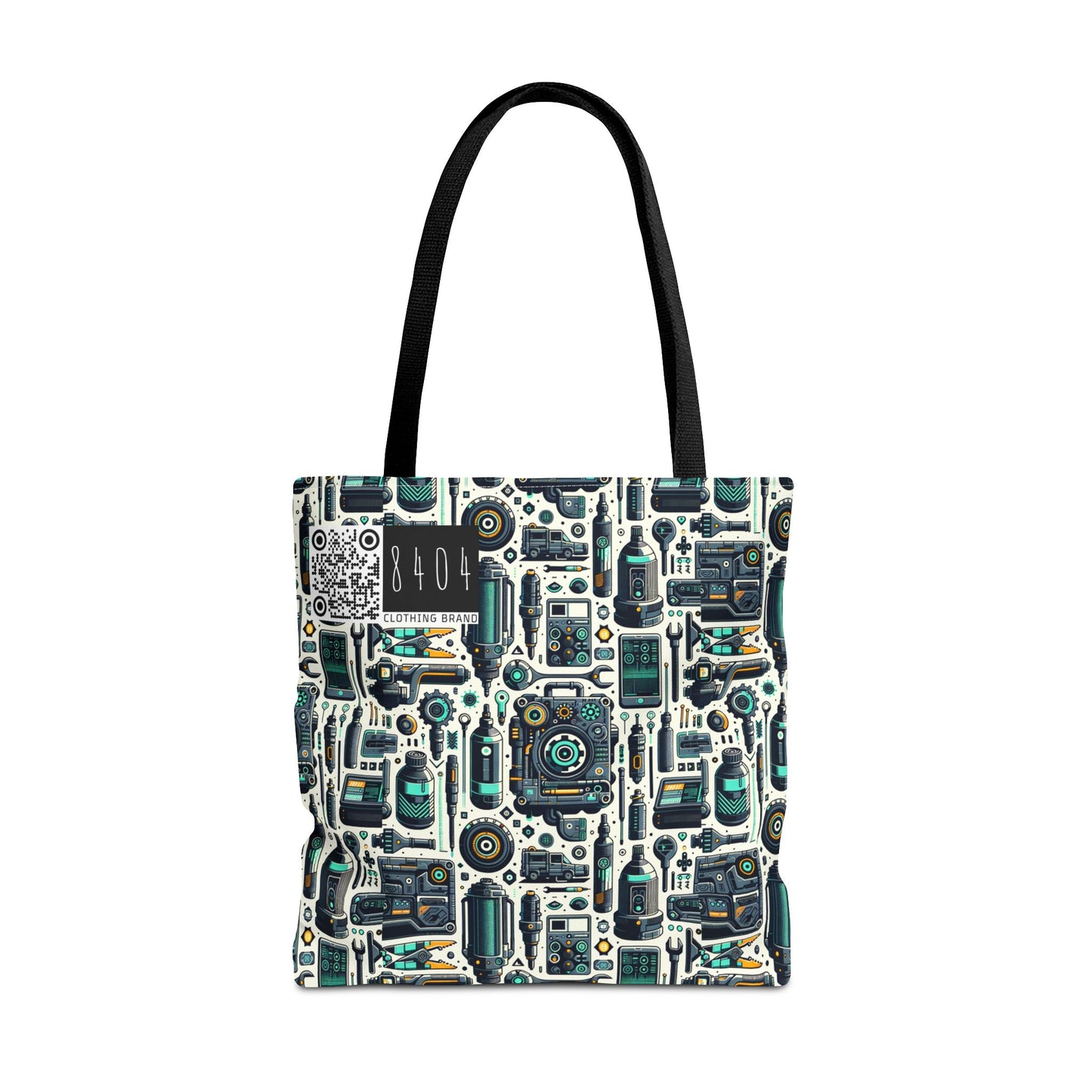 Tech Utility Fusion Modern Tech Streetwear Tote Bag - 8404 Design-53