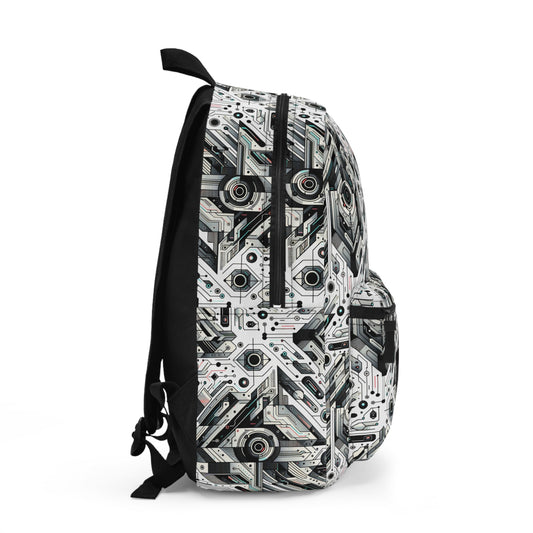 Tech-Infused Streetwear Tech-Forward Minimalism Backpack - 8404 Design-51