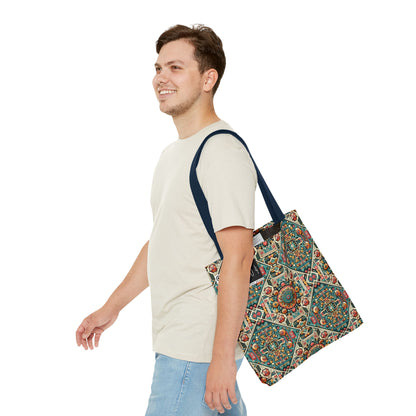 Cultural Fusion Tech Blend of Cultural Heritage With Tech-Inspired Elements Tote Bag - 8404 Design-74