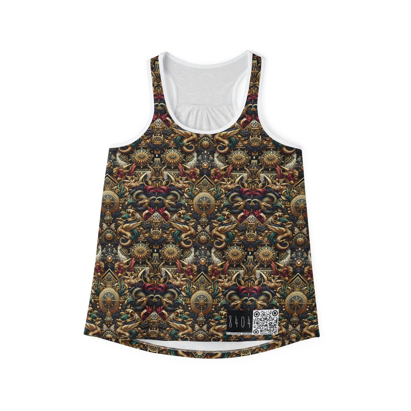 Digital Renaissance Luxurious Streetwear Inspired By Classical Art With a Modern Twist Women's Tank Top - 8404 Design-76