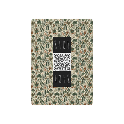 Urban Jungle Nature Meets Streetwear Poker Playing Cards - 8404 Design-61 S