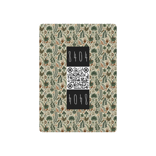 Urban Jungle Nature Meets Streetwear Poker Playing Cards - 8404 Design-61 S