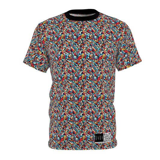 Neo-Traditional Street Art Modern Street Art Fusion Unisex Cut & Sew Tee - 8404 Design-67