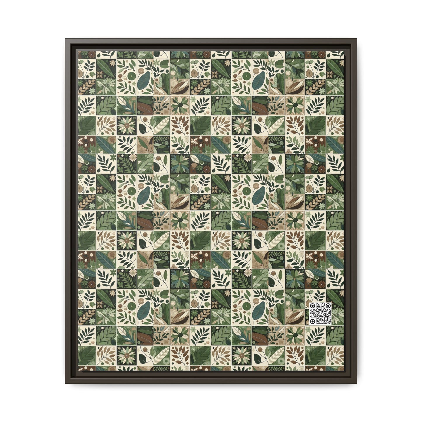 Streetwear Sustainability Environmentally Conscious Streetwear with a Natural Aesthetic Matte Canvas, Framed (multi-color) - 8404 Design-57 B