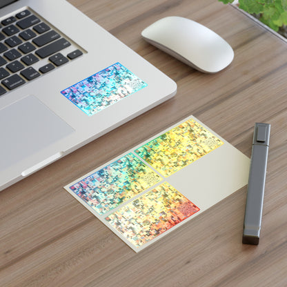 Digital Artistic Expression Artistic Streetwear Sticker Sheets - 8404 Design-46