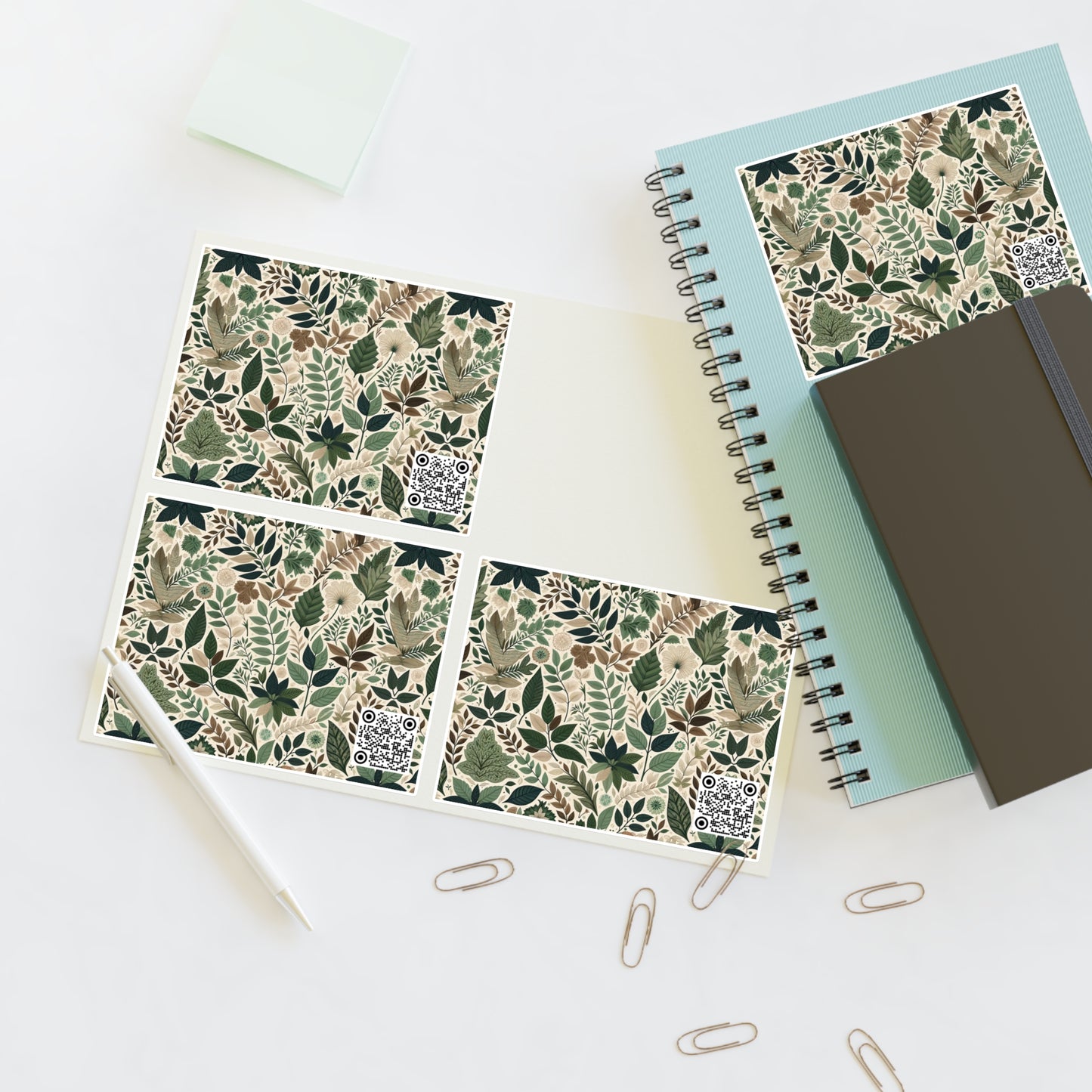 Streetwear Sustainability Environmentally Conscious Streetwear with a Natural Aesthetic Sticker Sheet - 8404 Design-57