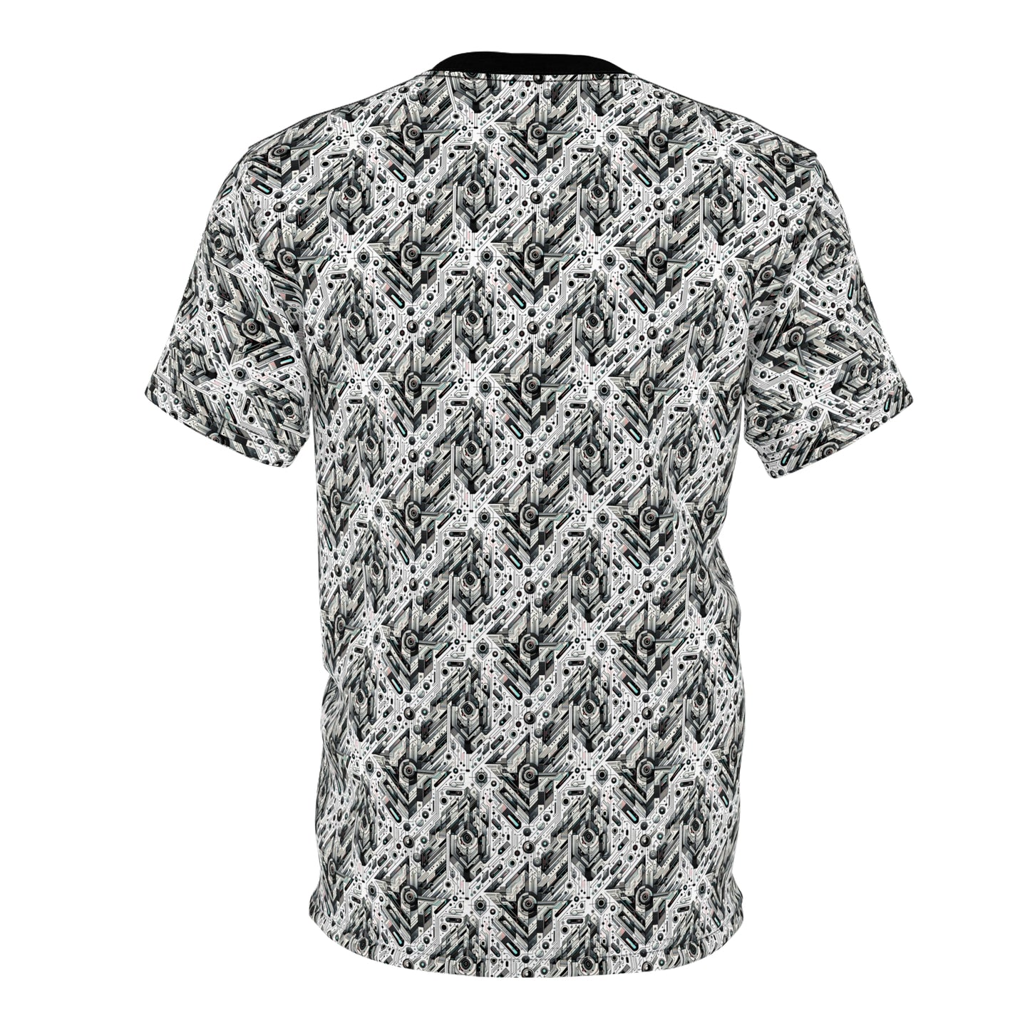 Tech-Infused Streetwear Tech-Forward Minimalism Unisex Cut & Sew Tee - 8404 Design-51