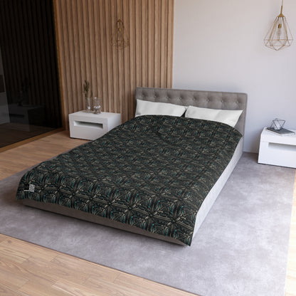 Tech Noir Futuristic Tech Aesthetic with a Dark Twist Microfiber Duvet Cover - 8404 Design-59
