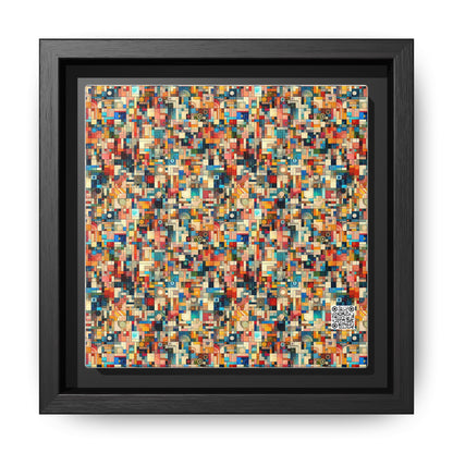 Digital Artistic Expression Artistic Streetwear Matte Canvas, Framed (multi-Color) - 8404 Design-46 B