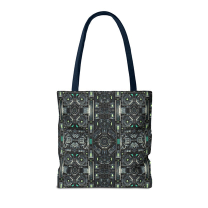 Tech Noir Tech-Forward Minimalism Tote Bag - 8404 Design-52
