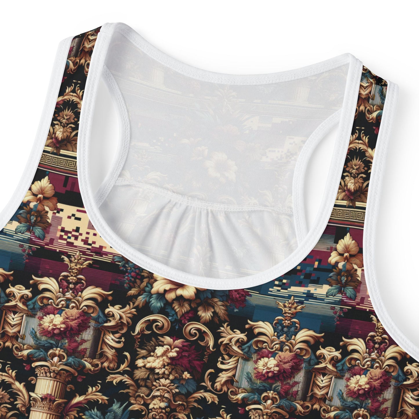 Digital Renaissance Modern Baroque Fusion Women's Tank Top - 8404 Design-58
