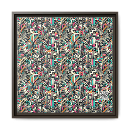Digital Street Art Urban Street Style Matte Canvas, Framed (multi-color) - 8404 Design-74 B