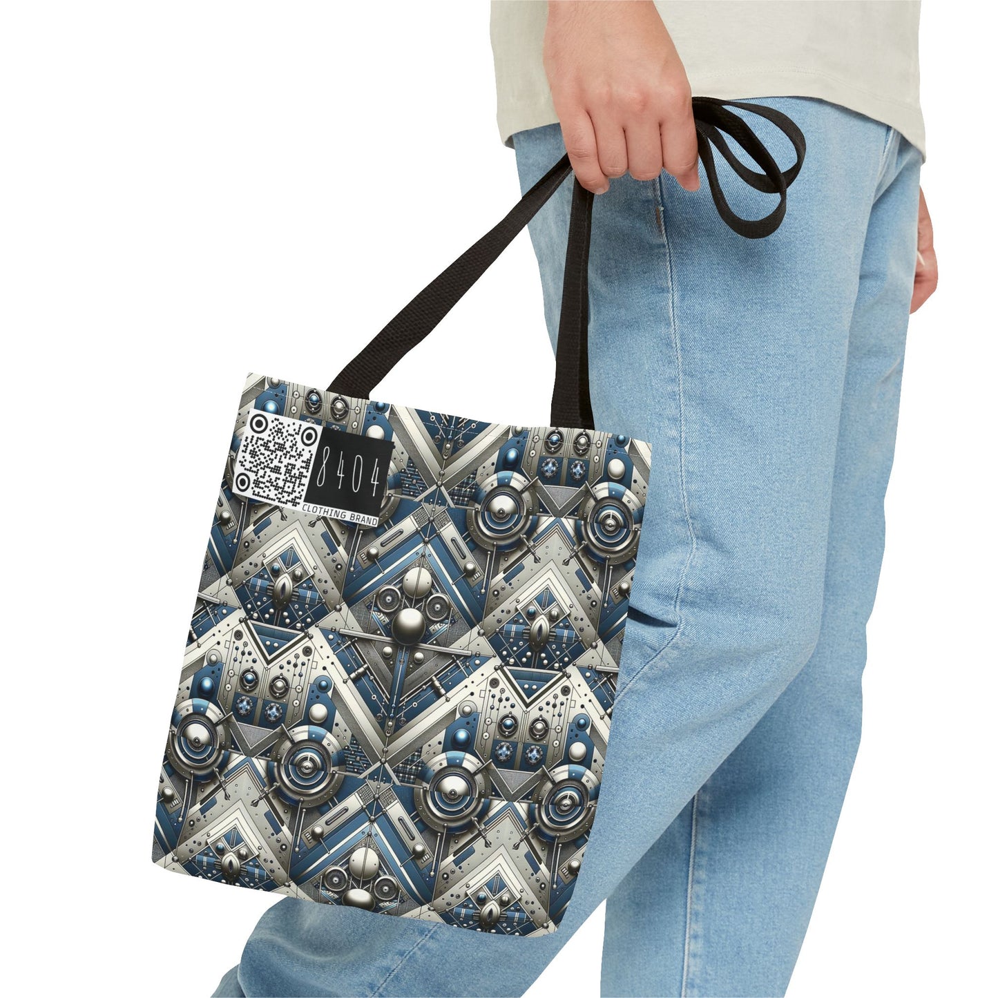 Tech Utility Fusion Tech-Forward Utility With a Futuristic Edge Tote Bag - 8404 Design-63