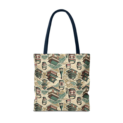 Cultural Artisanal Fusion Contemporary Cultural Elegance Tote Bag - 8404 Design-68