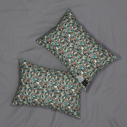 Digital Street Art Urban Street Style Spun Polyester Lumbar Pillow - 8404 Design-81 S