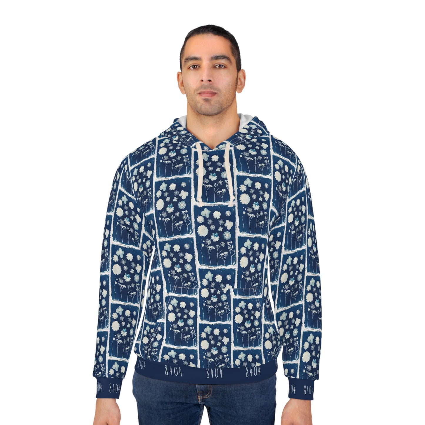 8404's Unisex Adult "Flowery Mosaic" Fashion Pullover Hoodie